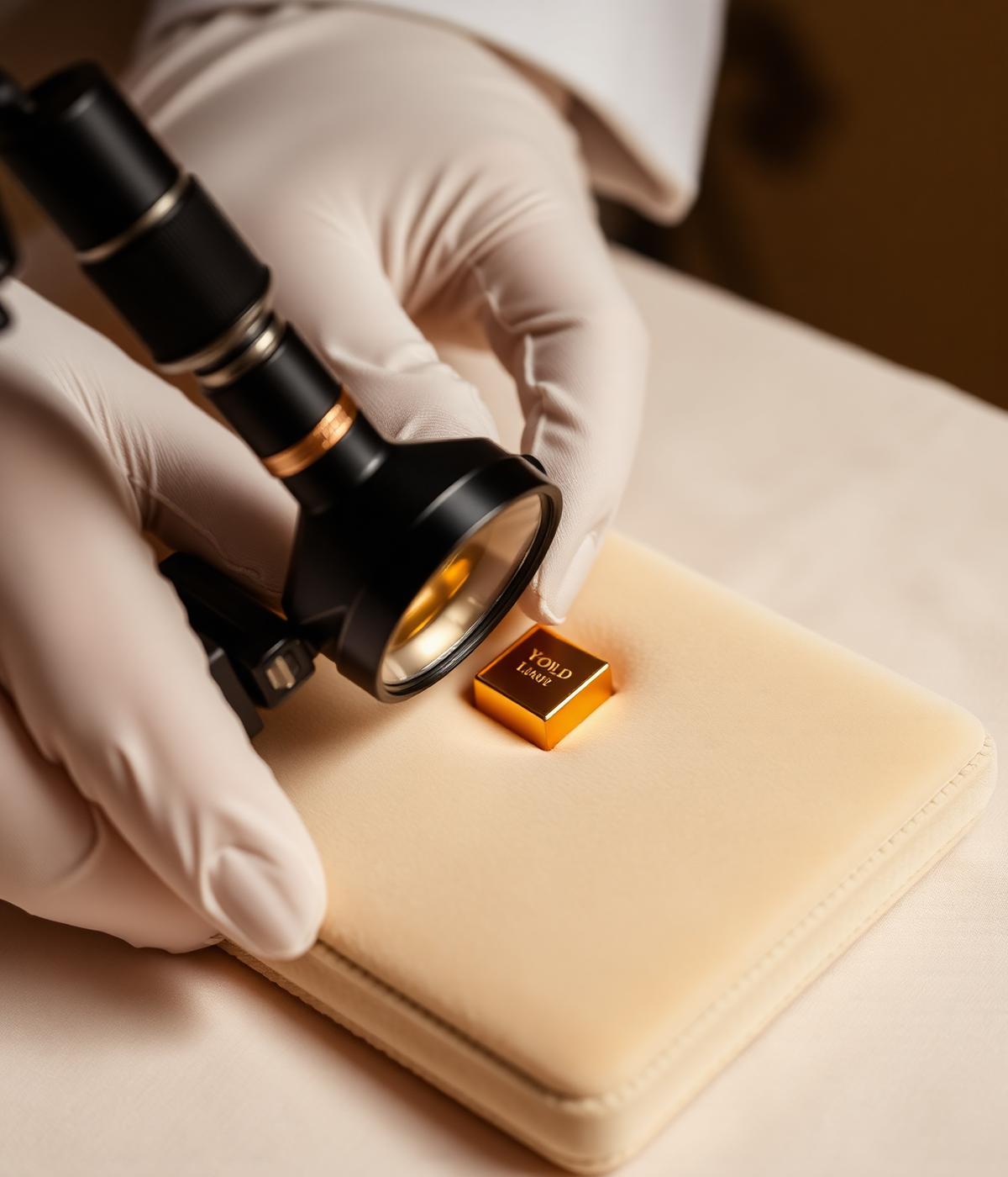 Assay verification of gold bar
